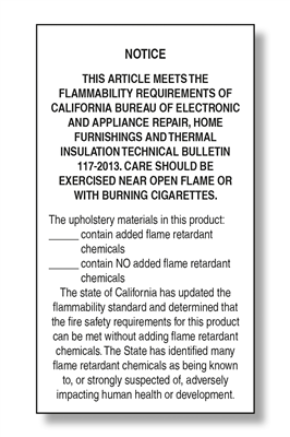 CA Flammability 117 2013