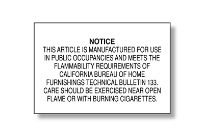 CA Flammability 133 V2